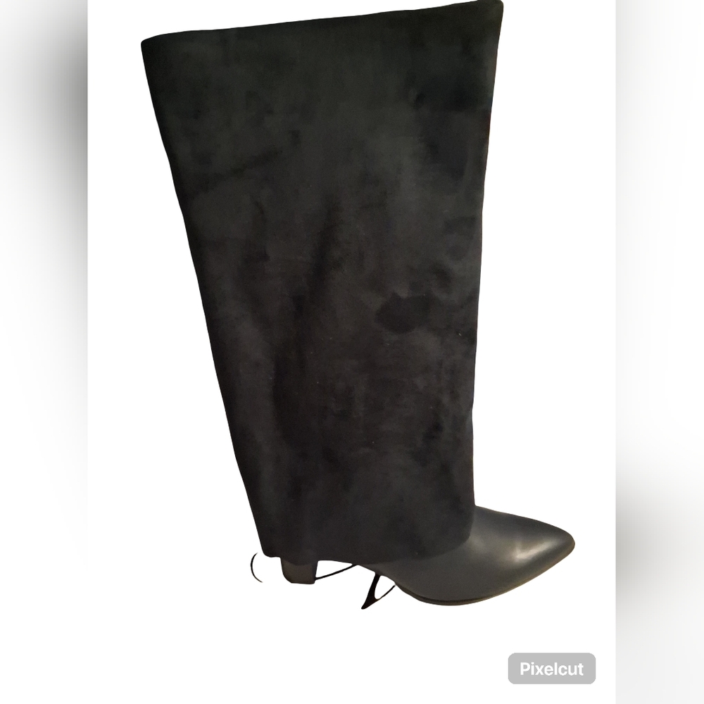 Midnight Velet Overlay Boot